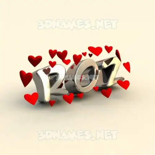 roz in In Love style - 3D name wallpaper roz in In Love style - 3D name wallpaper
