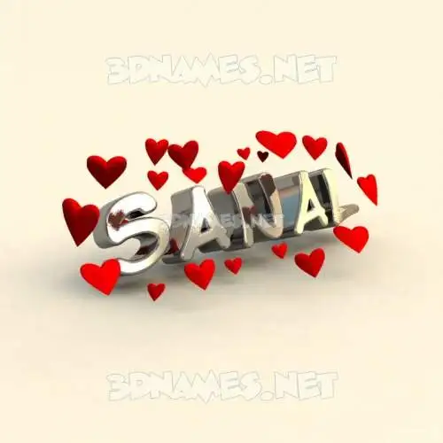 sanal in In Love style - 3D name wallpaper sanal in In Love style - 3D name wallpaper
