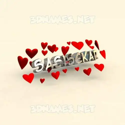 sasisekar in In Love style - 3D name wallpaper sasisekar in In Love style - 3D name wallpaper