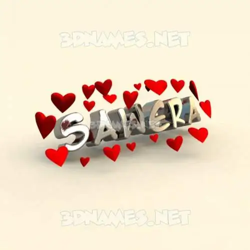 sawera in In Love style - 3D name wallpaper sawera in In Love style - 3D name wallpaper