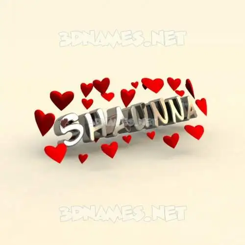 shaunna in In Love style - 3D name wallpaper shaunna in In Love style - 3D name wallpaper