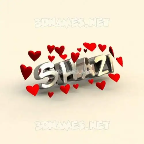 shazi in In Love style - 3D name wallpaper shazi in In Love style - 3D name wallpaper