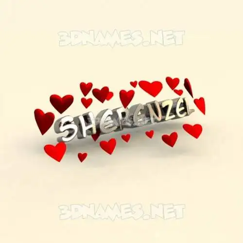 sherenzel in In Love style - 3D name wallpaper sherenzel in In Love style - 3D name wallpaper