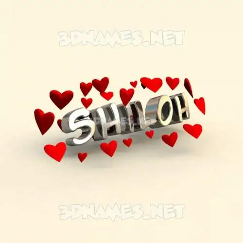 shiloh in In Love style - 3D name wallpaper shiloh in In Love style - 3D name wallpaper