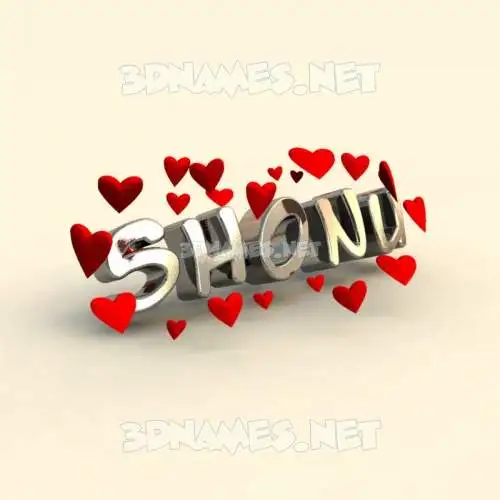 shonu in In Love style - 3D name wallpaper shonu in In Love style - 3D name wallpaper