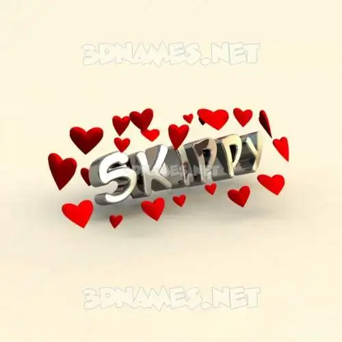 skippy in In Love style - 3D name wallpaper skippy in In Love style - 3D name wallpaper