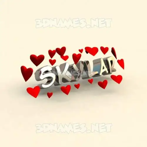 skylar in In Love style - 3D name wallpaper skylar in In Love style - 3D name wallpaper