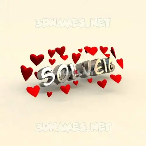 solveig in In Love style - 3D name wallpaper solveig in In Love style - 3D name wallpaper