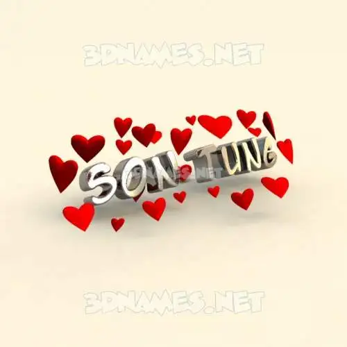 son tung in In Love style - 3D name wallpaper son tung in In Love style - 3D name wallpaper
