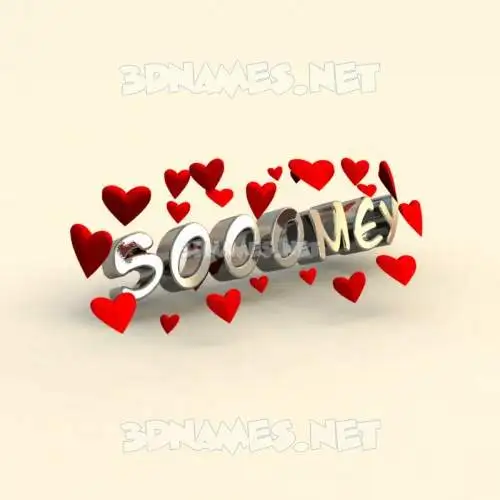 sooomey in In Love style - 3D name wallpaper sooomey in In Love style - 3D name wallpaper