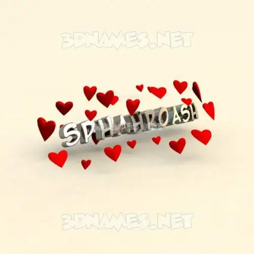 sphahroash in In Love style - 3D name wallpaper sphahroash in In Love style - 3D name wallpaper