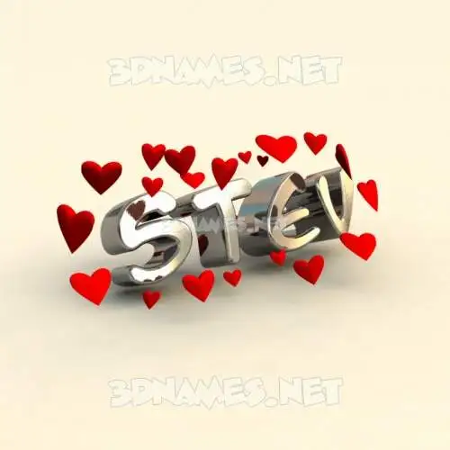 stev in In Love style - 3D name wallpaper stev in In Love style - 3D name wallpaper
