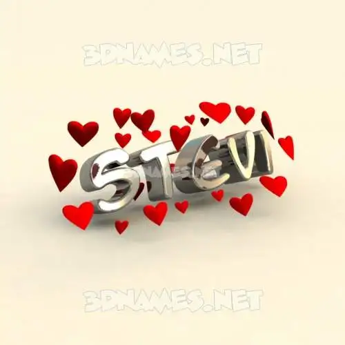 stevi in In Love style - 3D name wallpaper stevi in In Love style - 3D name wallpaper