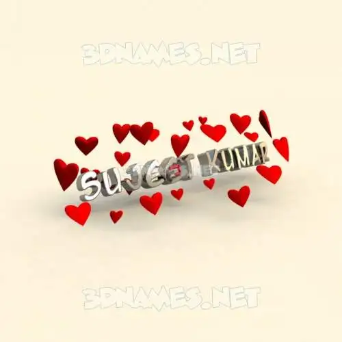 sujeet kumar in In Love style - 3D name wallpaper sujeet kumar in In Love style - 3D name wallpaper