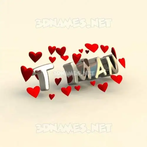 t man in In Love style - 3D name wallpaper t man in In Love style - 3D name wallpaper