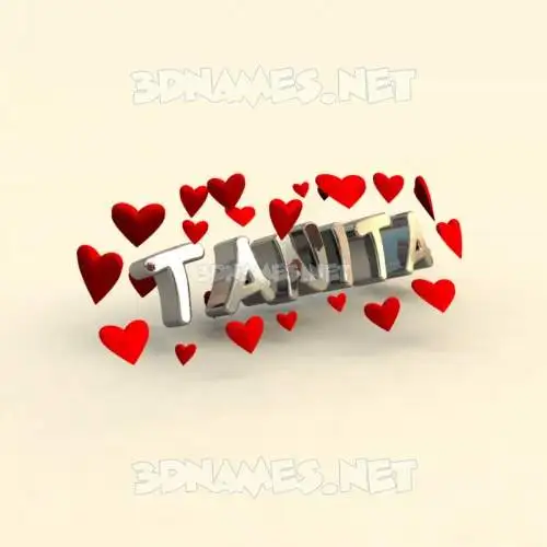tanita in In Love style - 3D name wallpaper tanita in In Love style - 3D name wallpaper