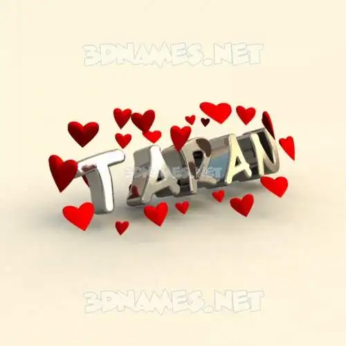taran in In Love style - 3D name wallpaper taran in In Love style - 3D name wallpaper