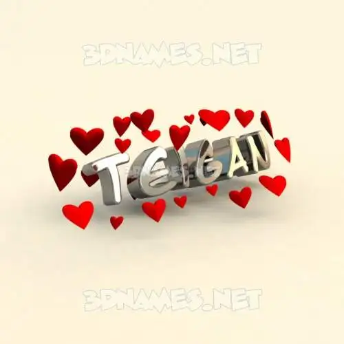 teigan in In Love style - 3D name wallpaper teigan in In Love style - 3D name wallpaper