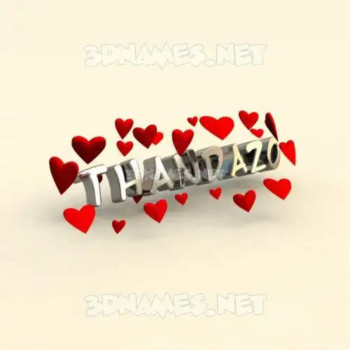 thandazo in In Love style - 3D name wallpaper thandazo in In Love style - 3D name wallpaper