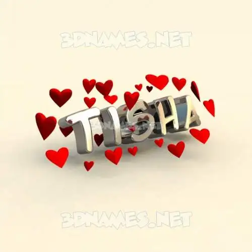 tisha in In Love style - 3D name wallpaper tisha in In Love style - 3D name wallpaper