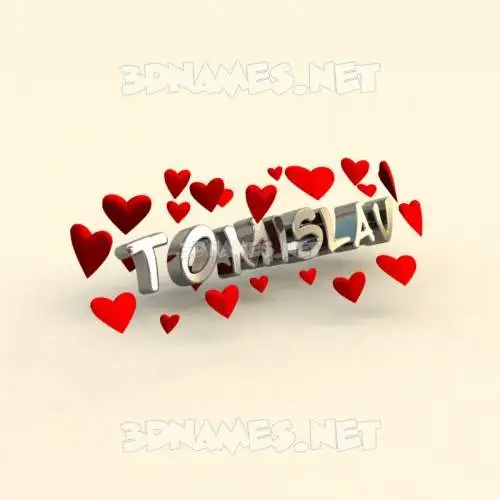 tomislav in In Love style - 3D name wallpaper tomislav in In Love style - 3D name wallpaper