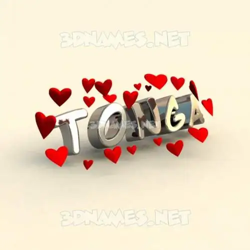 tonga in In Love style - 3D name wallpaper tonga in In Love style - 3D name wallpaper