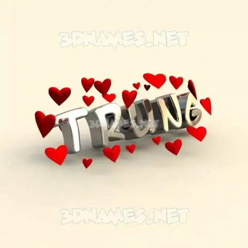 trung in In Love style - 3D name wallpaper trung in In Love style - 3D name wallpaper