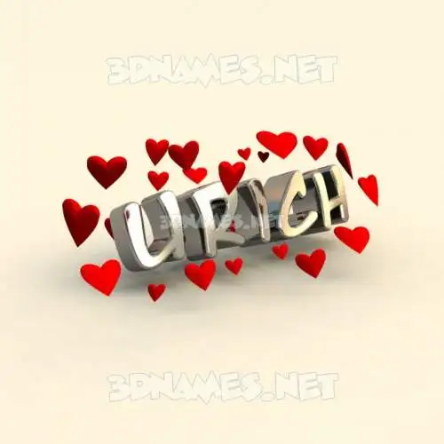 urich in In Love style - 3D name wallpaper urich in In Love style - 3D name wallpaper