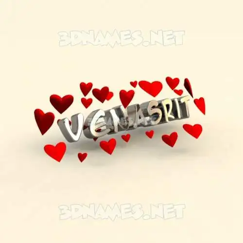 venasrit in In Love style - 3D name wallpaper venasrit in In Love style - 3D name wallpaper