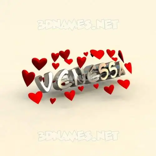 venessa in In Love style - 3D name wallpaper venessa in In Love style - 3D name wallpaper