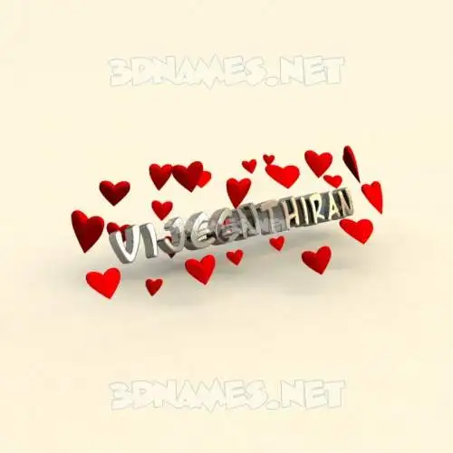vijeenthiran in In Love style - 3D name wallpaper vijeenthiran in In Love style - 3D name wallpaper