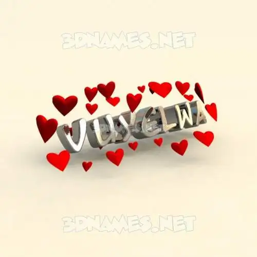 vuyelwa in In Love style - 3D name wallpaper vuyelwa in In Love style - 3D name wallpaper