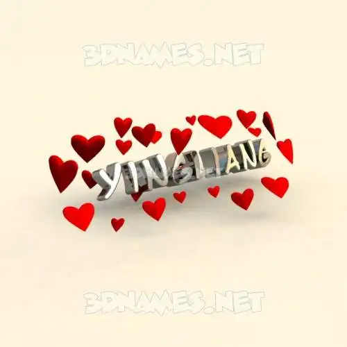 yingliang in In Love style - 3D name wallpaper yingliang in In Love style - 3D name wallpaper