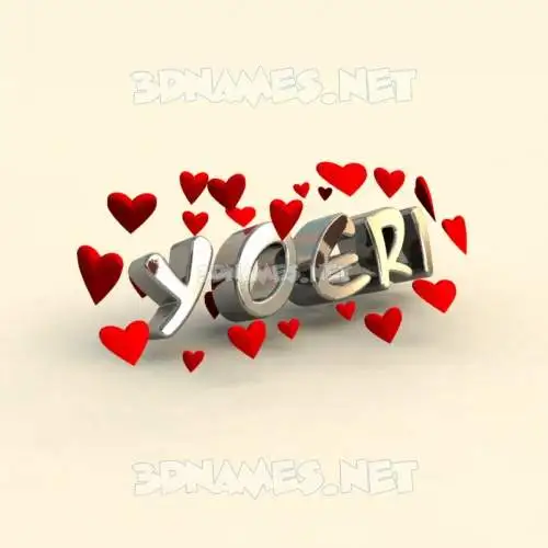 yoeri in In Love style - 3D name wallpaper yoeri in In Love style - 3D name wallpaper