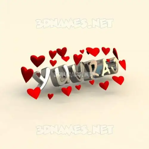 yuvraj in In Love style - 3D name wallpaper yuvraj in In Love style - 3D name wallpaper