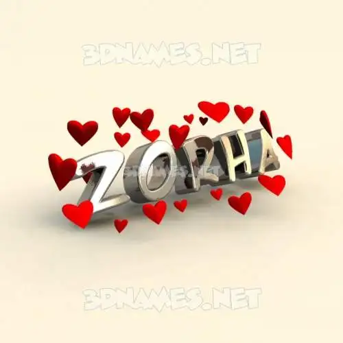 zorha in In Love style - 3D name wallpaper zorha in In Love style - 3D name wallpaper