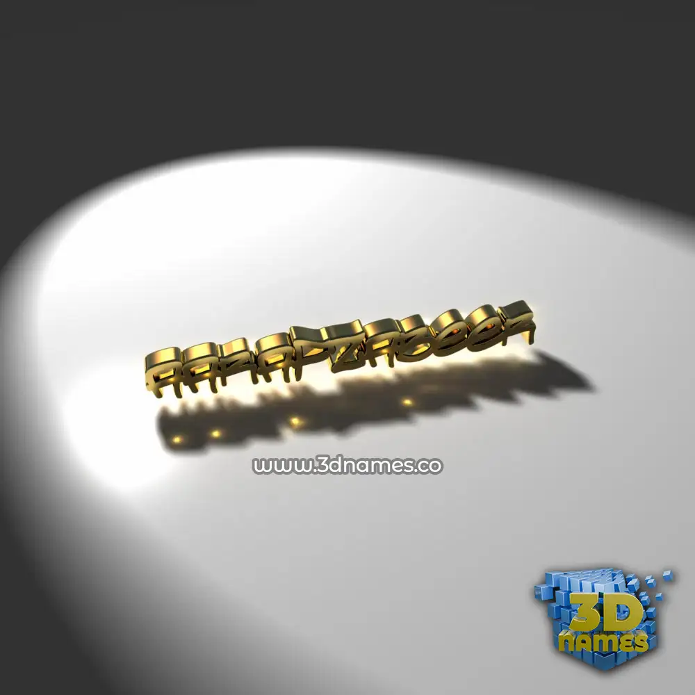 aarafzabeer in Gold Shine style - 3D name wallpaper aarafzabeer in Gold Shine style - 3D name wallpaper