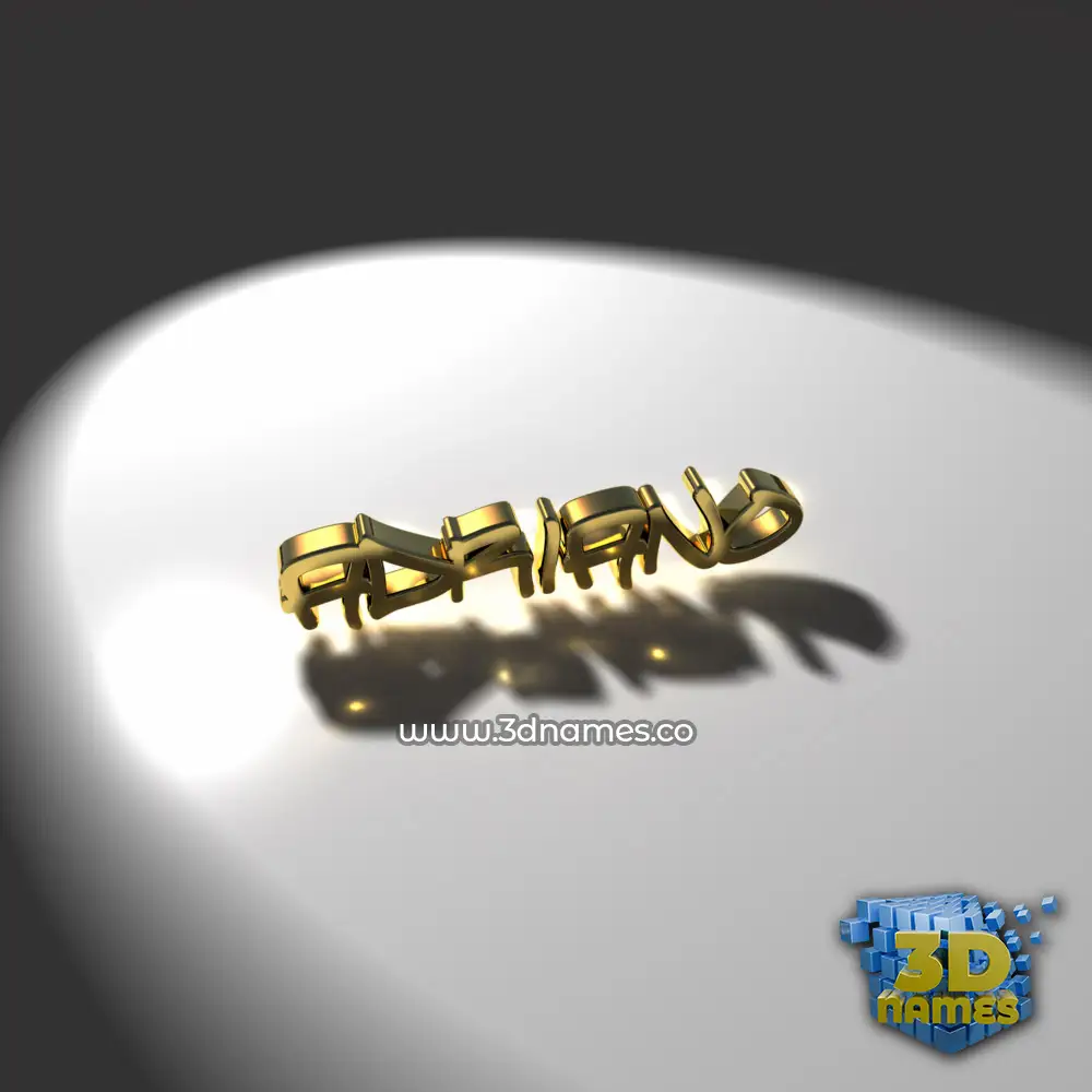 adriano in Gold Shine style - 3D name wallpaper adriano in Gold Shine style - 3D name wallpaper