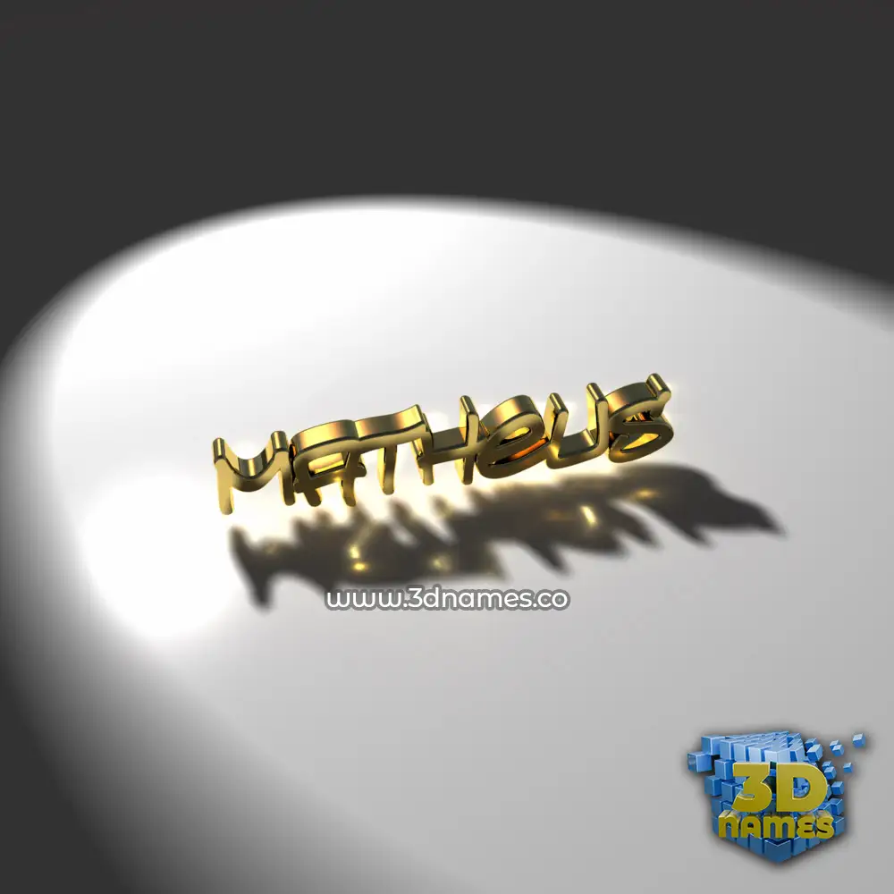matheus in Gold Shine style - 3D name wallpaper matheus in Gold Shine style - 3D name wallpaper