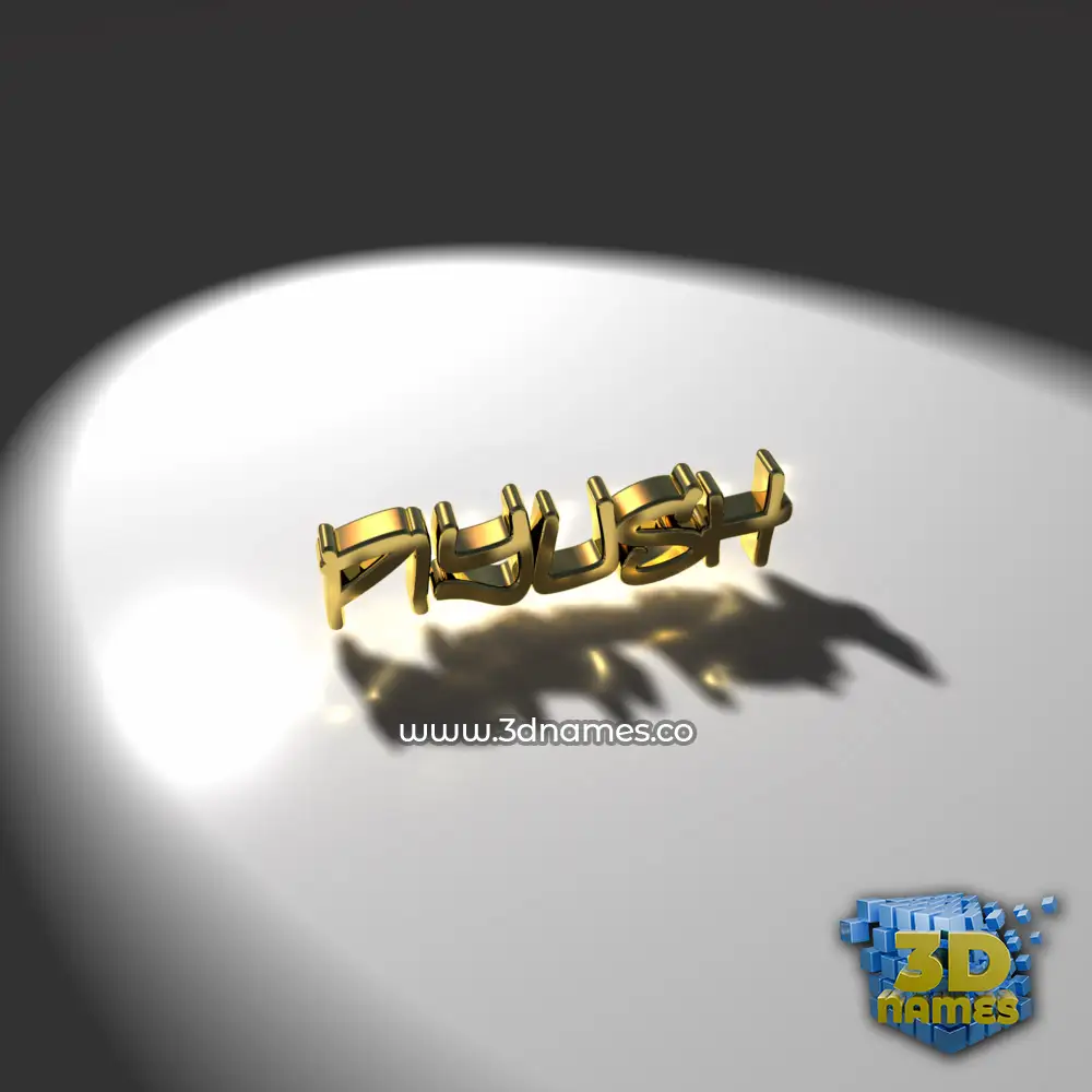 piyush in Gold Shine style - 3D name wallpaper piyush in Gold Shine style - 3D name wallpaper