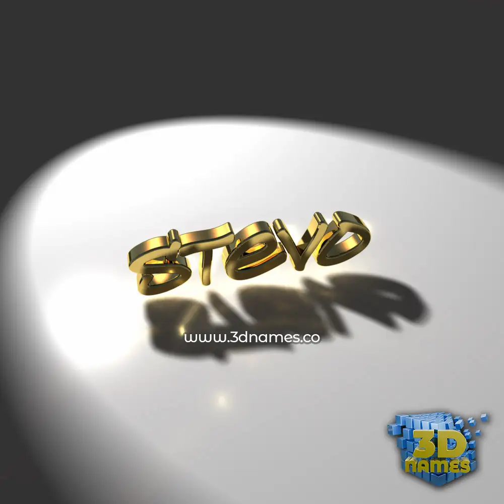 stevo in Gold Shine style - 3D name wallpaper stevo in Gold Shine style - 3D name wallpaper