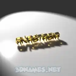 anastasia in Gold Shine style - 3D name wallpaper