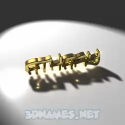 athary in Gold Shine style - 3D name wallpaper