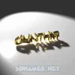 cynthia in Gold Shine style - 3D name wallpaper