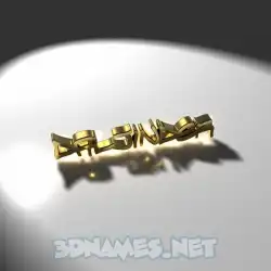 daljinder in Gold Shine style - 3D name wallpaper