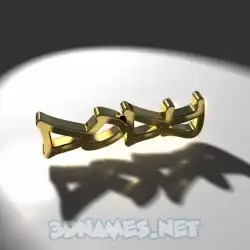 dody in Gold Shine style - 3D name wallpaper