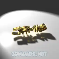 jamie in Gold Shine style - 3D name wallpaper