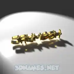 jaymesh in Gold Shine style - 3D name wallpaper