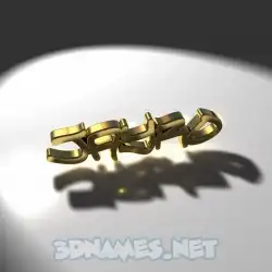 jayro in Gold Shine style - 3D name wallpaper