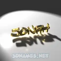 jonah in Gold Shine style - 3D name wallpaper